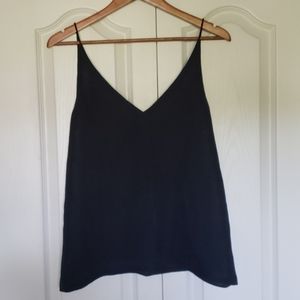 Grana 100% silk black camisole